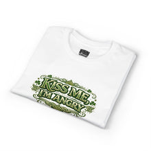 Load image into Gallery viewer, Kiss Me I'm Angry T-Shirt — Funny St. Patrick’s Day Green Graphic Tee