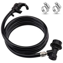 Load image into Gallery viewer, Picnic Tap Ball Lock Keg Beer Line Assembly, Black Cool PVC Tube Handheld Picnic Faucet with 2m Beer Line Quick Disconnect