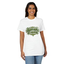 Load image into Gallery viewer, Kiss Me I'm Angry T-Shirt — Funny St. Patrick’s Day Green Graphic Tee