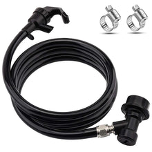 Load image into Gallery viewer, Picnic Tap Ball Lock Keg Beer Line Assembly, Black Cool PVC Tube Handheld Picnic Faucet with 2m Beer Line Quick Disconnect