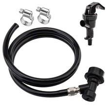 Load image into Gallery viewer, Picnic Tap Ball Lock Keg Beer Line Assembly, Black Cool PVC Tube Handheld Picnic Faucet with 2m Beer Line Quick Disconnect