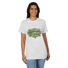 Load image into Gallery viewer, Kiss Me I'm Angry T-Shirt — Funny St. Patrick’s Day Green Graphic Tee
