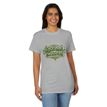 Load image into Gallery viewer, Kiss Me I'm Angry T-Shirt — Funny St. Patrick’s Day Green Graphic Tee
