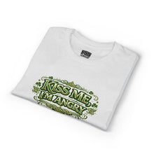 Load image into Gallery viewer, Kiss Me I'm Angry T-Shirt — Funny St. Patrick’s Day Green Graphic Tee
