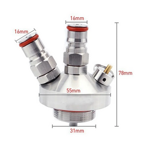The New Mini Keg Spear Mini Growler Tap Dispenser, With 12Inch Hose For 2L/3.6L/5L Homebrew Beers Tool Wine Tap Dispenser